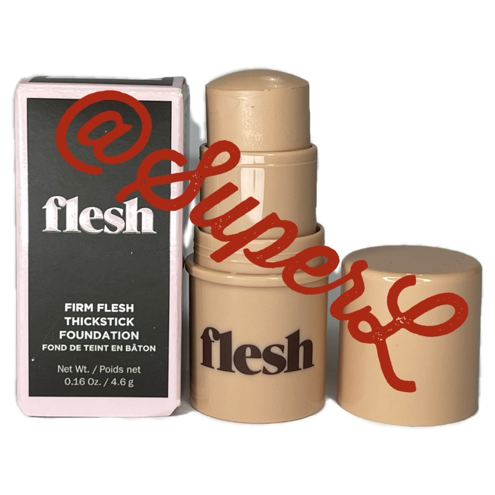 3/$15 NEW FLESH BEAUTY THICKSTICK FOUNDATION Vanilla Pale peach pink under eye - Picture 3 of 10